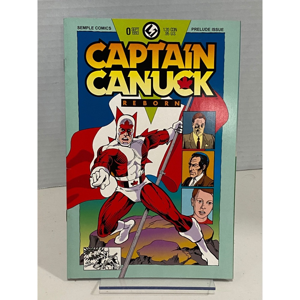 Semple Comics Captain Canuck Reborn Issue 0 Prelude Sept 1993 Excellent